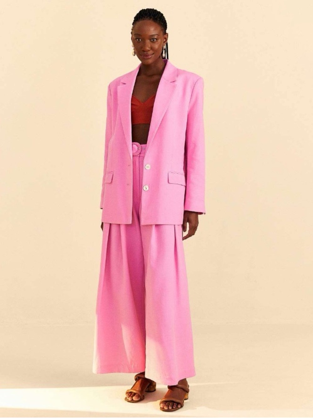 Farm Rio: Pink Blazer - Picture 5 of 8